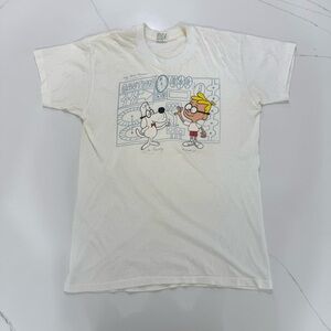 Vintage 80s Mr. Peabody & Sherman Stanley Desantis Tee 🧪